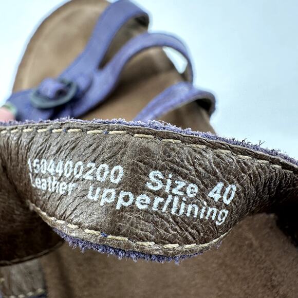 Dansko Jameson Sporty Trail Sandals Strappy Buckle Leather Purple EU 40 US 9 - Picture 6 of 7